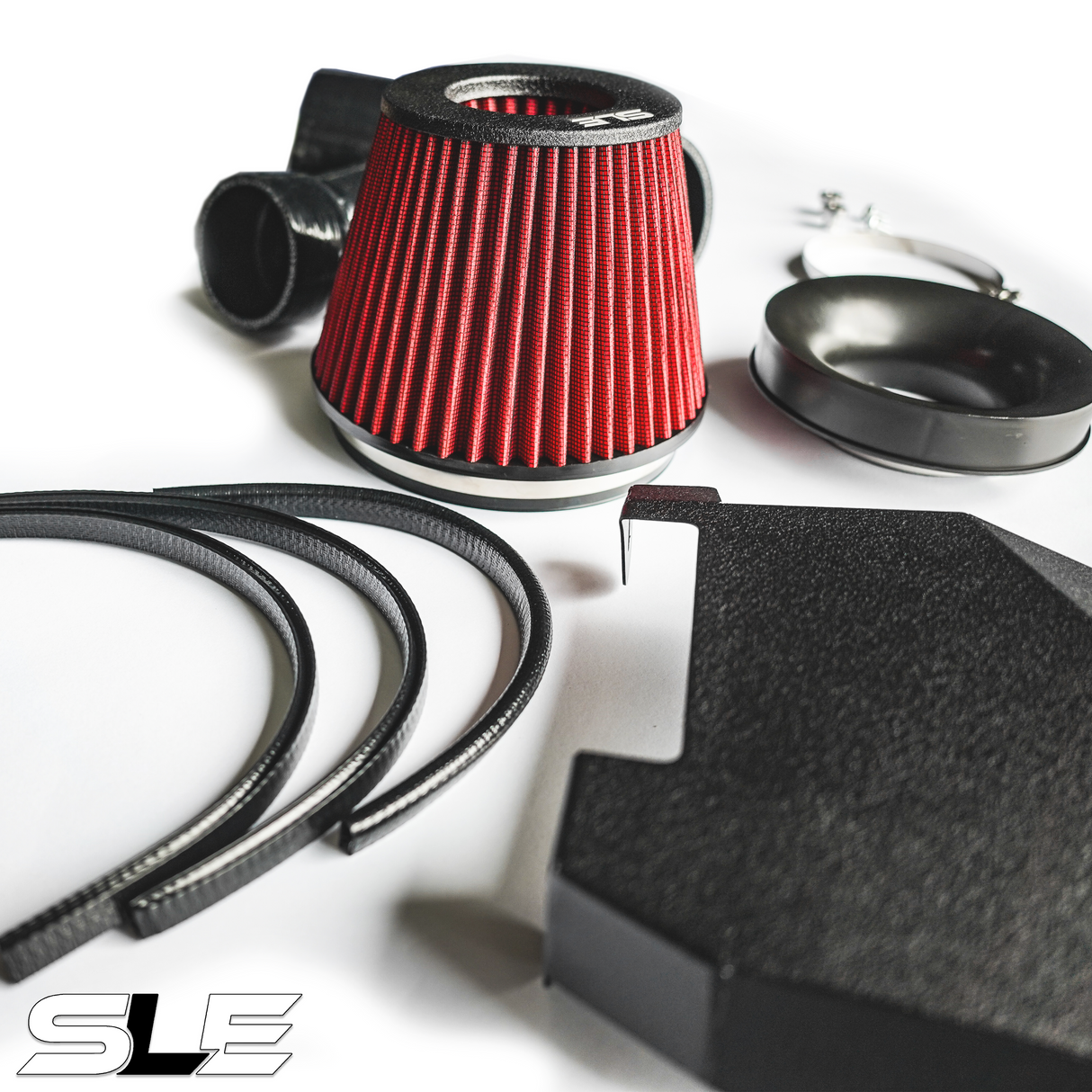 SLE Intake System – 2.0T B9 Audi A4 / A5 with Silicone Turbo Inlet and Aluminum Heat Shield
