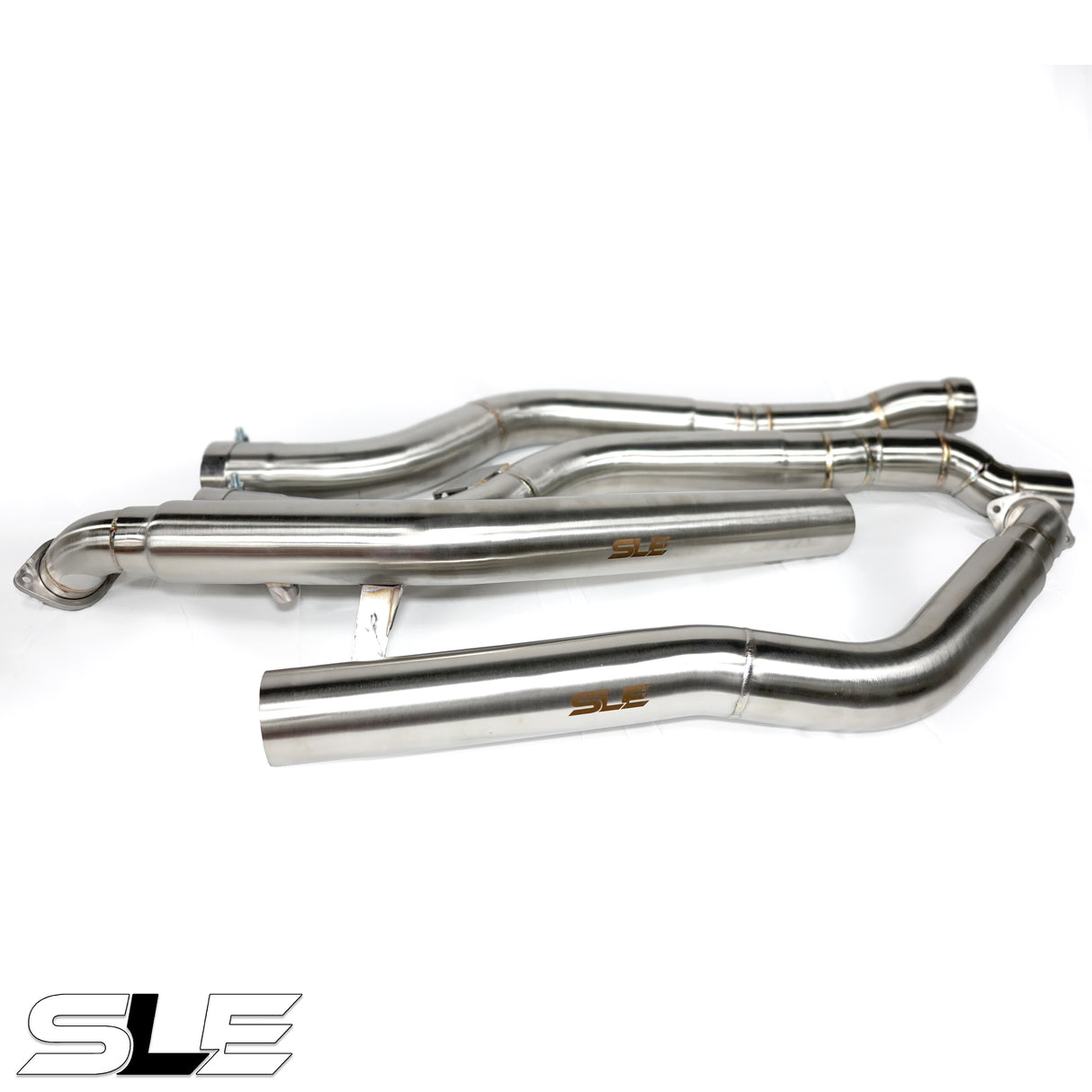 SLE E63 / E63S AMG W212 (RWD / 2MATIC) 5.5L Catless Downpipes (2013–2017)