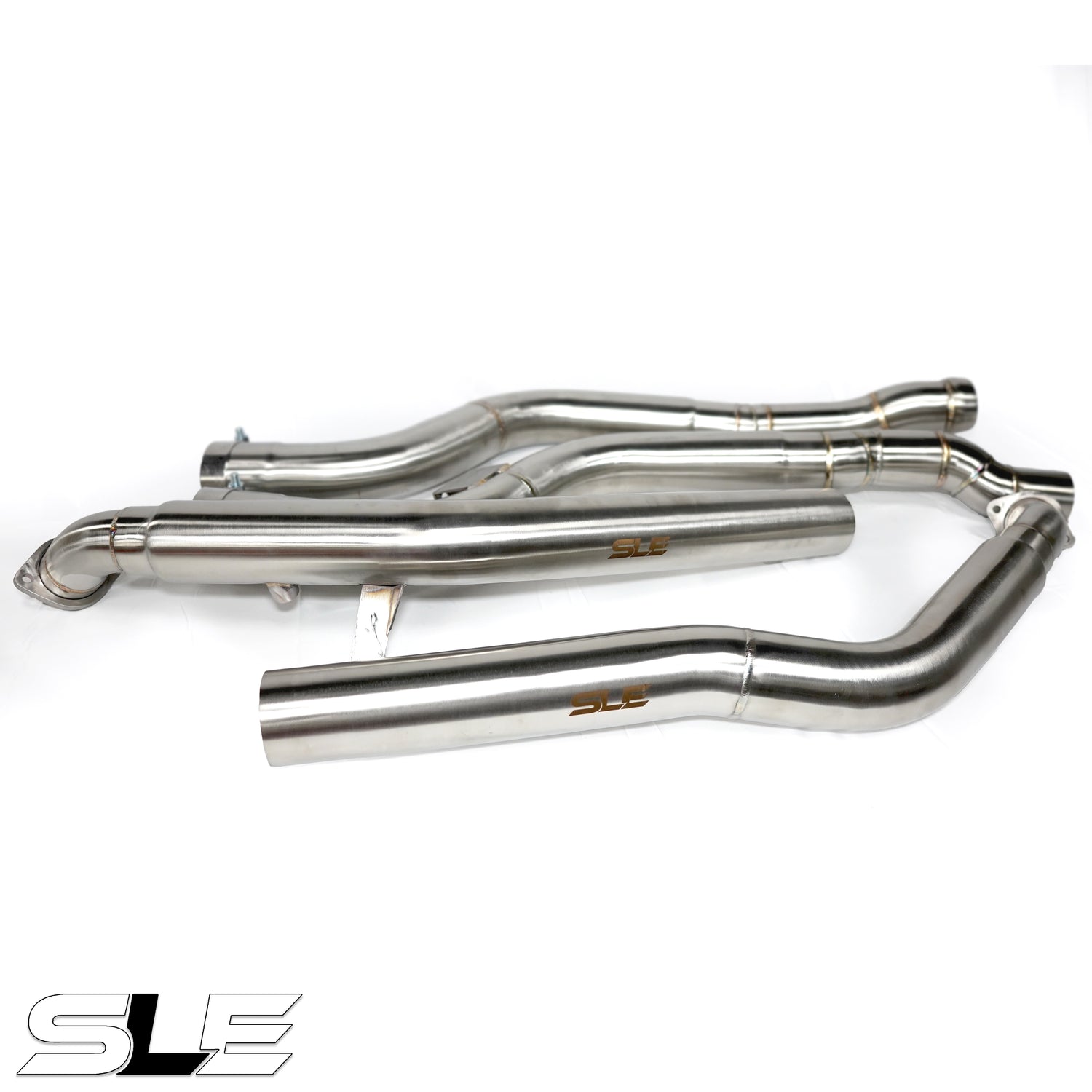 SLE E63 / E63S AMG W212 (RWD / 2MATIC) 5.5L Catless Downpipes (2013–2017)
