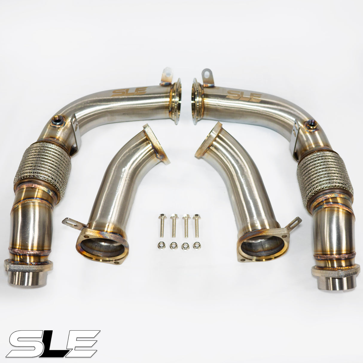 SLE Catless Downpipes (Primary and Secondary) – G90 BMW M5 (S68)