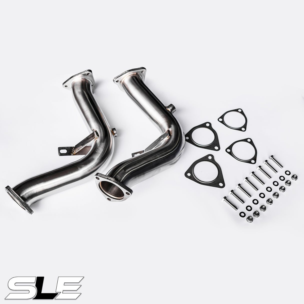SLE Catless Test Pipes – Audi 3.0T Supercharged (S4 / S5 / Q5 / SQ5 B8/B8.5, A6 C7, A7 C7, A8 D4) 2010–2018