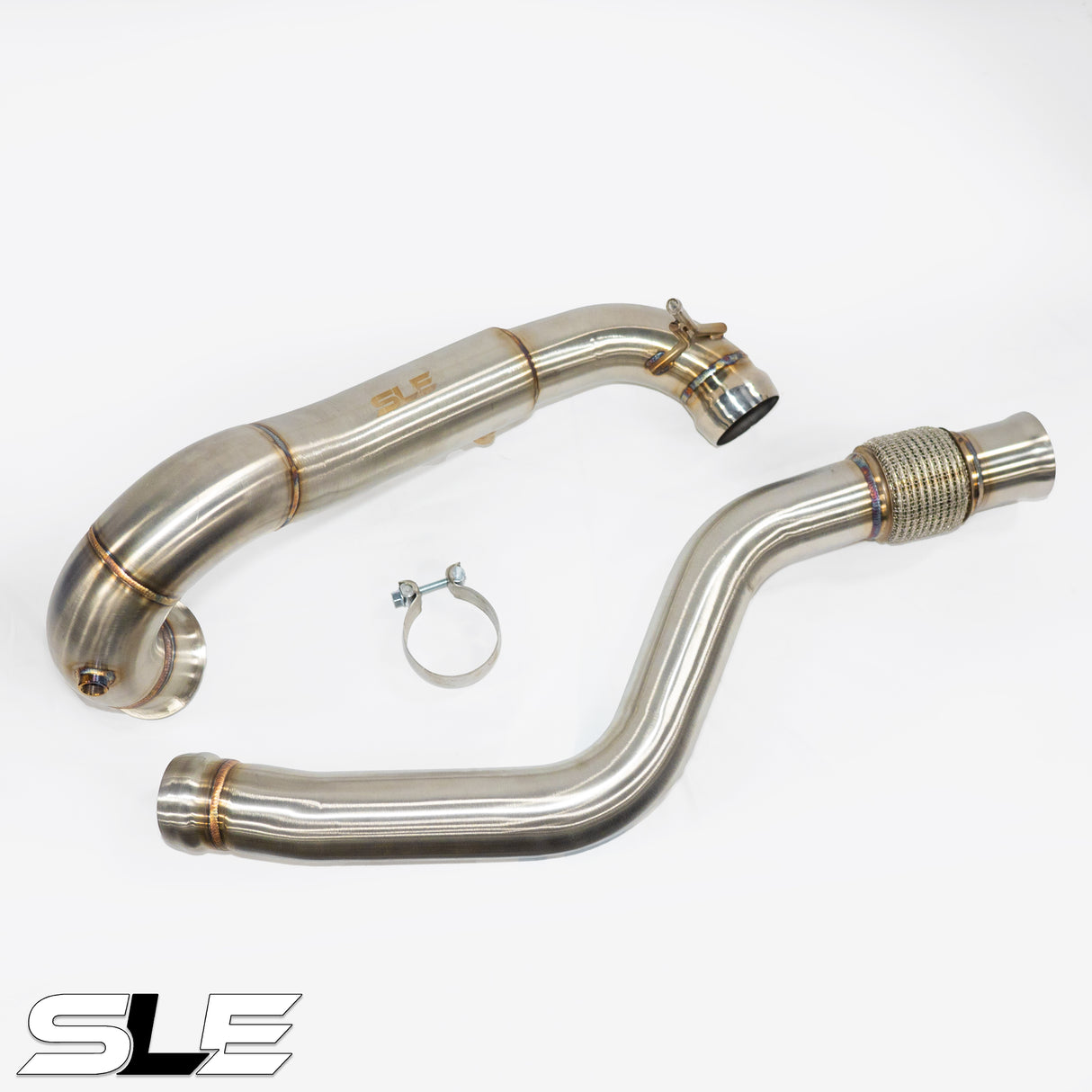 SLE Catless Downpipe & Midpipe – Mercedes A45 / CLA45 / GLA45 AMG W176 (2.0T M133) 2014–2019