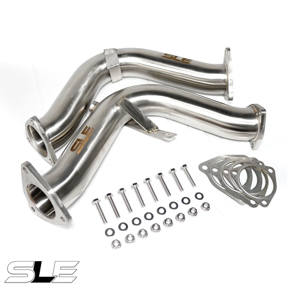 SLE Catless Test Pipes – Audi 3.0T Supercharged (S4 / S5 / Q5 / SQ5 B8/B8.5, A6 C7, A7 C7, A8 D4) 2010–2018