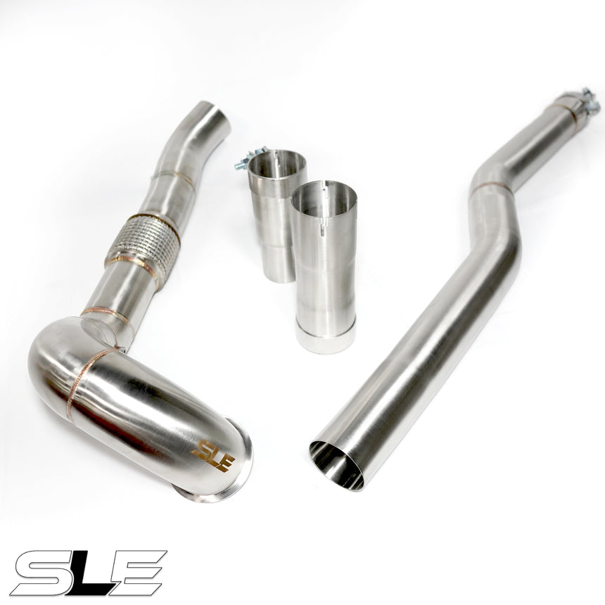 SLE Catless Downpipe – MK7 / MK7.5 VW Golf R / Audi A3 / Audi S3 / Audi TT / Audi TTS (2.0T AWD MQB)