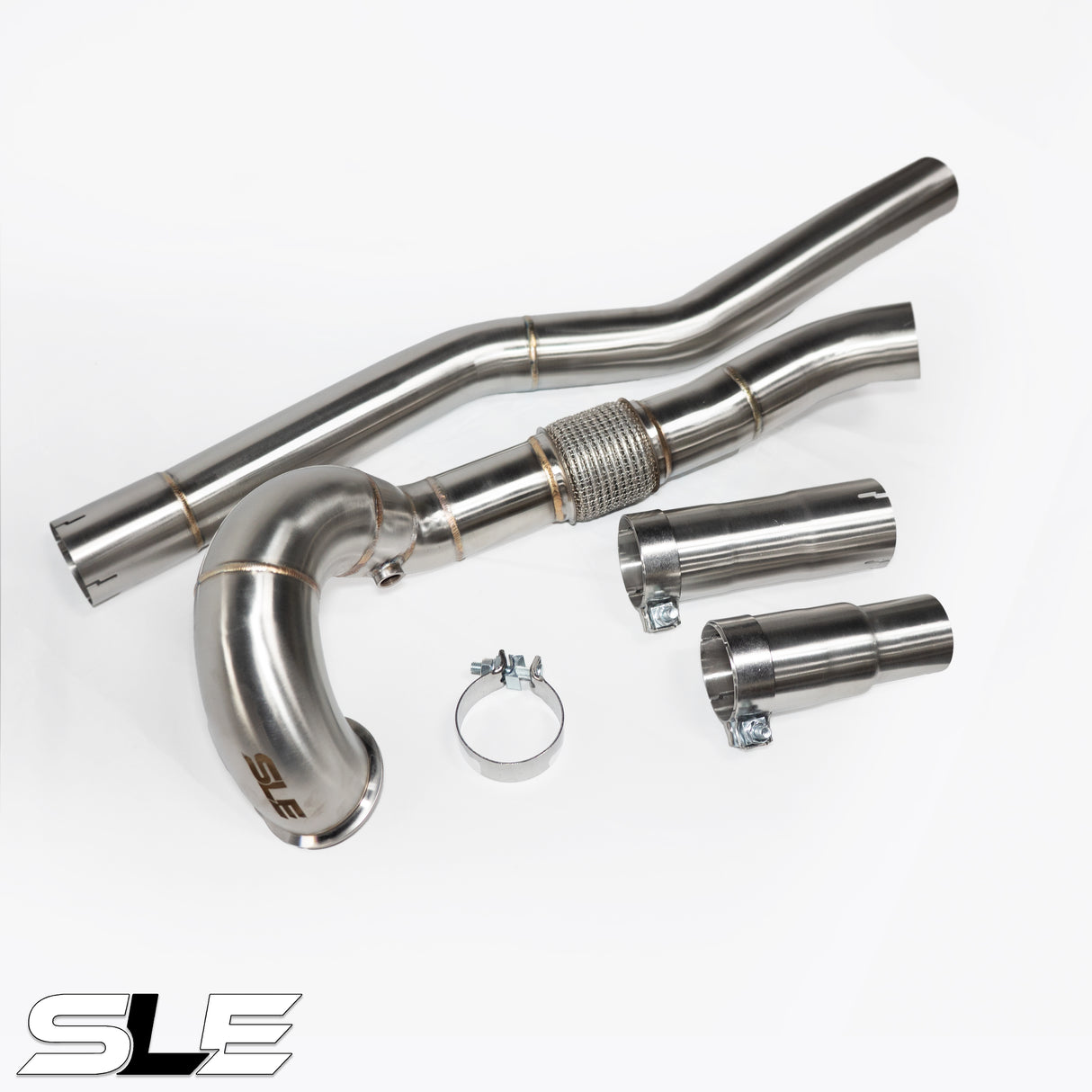 SLE Catless Downpipe – MK7 / MK7.5 VW Golf R / Audi A3 / Audi S3 / Audi TT / Audi TTS (2.0T AWD MQB)
