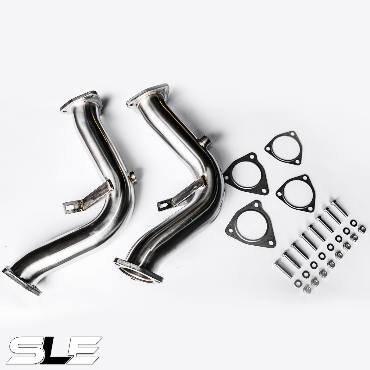 SLE Catless Test Pipes – Audi 3.0T Supercharged (S4 / S5 / Q5 / SQ5 B8/B8.5, A6 C7, A7 C7, A8 D4) 2010–2018