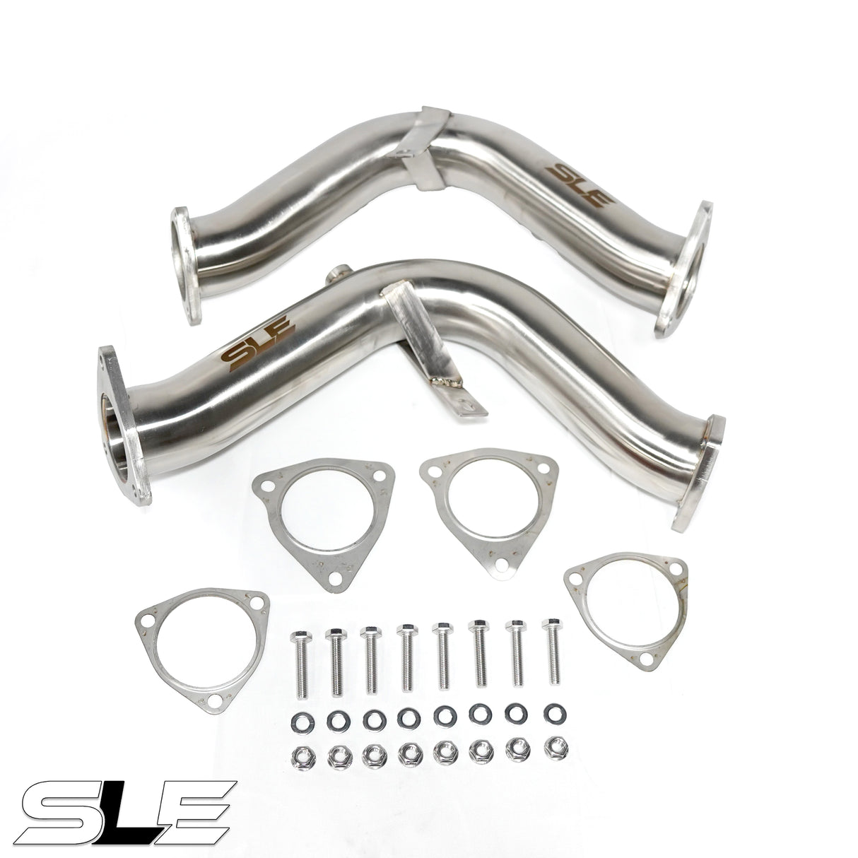 SLE Catless Test Pipes – Audi 3.0T Supercharged (S4 / S5 / Q5 / SQ5 B8/B8.5, A6 C7, A7 C7, A8 D4) 2010–2018