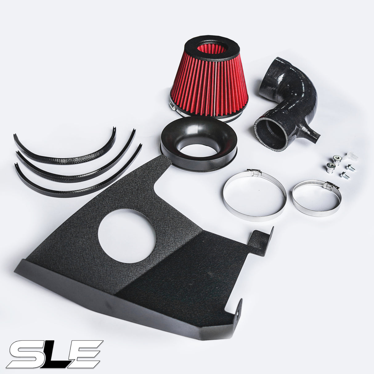 SLE Intake System – 2.0T B9 Audi A4 / A5 with Silicone Turbo Inlet and Aluminum Heat Shield