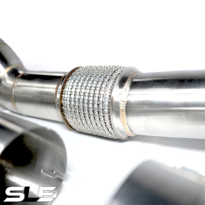 SLE Catless Downpipe – MK7 / MK7.5 VW Golf R / Audi A3 / Audi S3 / Audi TT / Audi TTS (2.0T AWD MQB)
