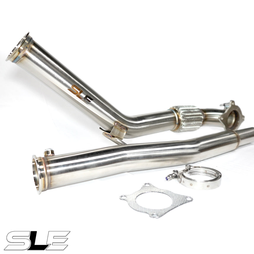 SLE Catless Downpipe – MK5 / MK6 VW Golf GTI / Audi A3 / VW Jetta (2.0T FSI/TSI)
