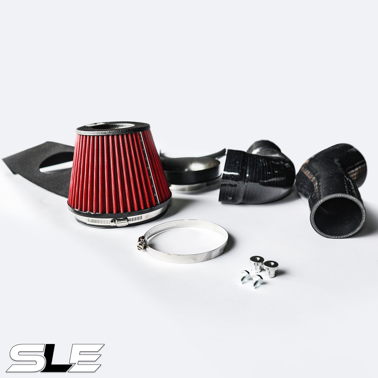 SLE Intake System – 2.0T B9 Audi A4 / A5 with Silicone Turbo Inlet and Aluminum Heat Shield