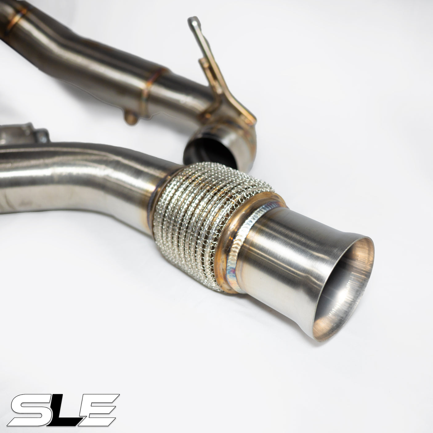 SLE Catless Downpipe & Midpipe – Mercedes A45 / CLA45 / GLA45 AMG W176 (2.0T M133) 2014–2019