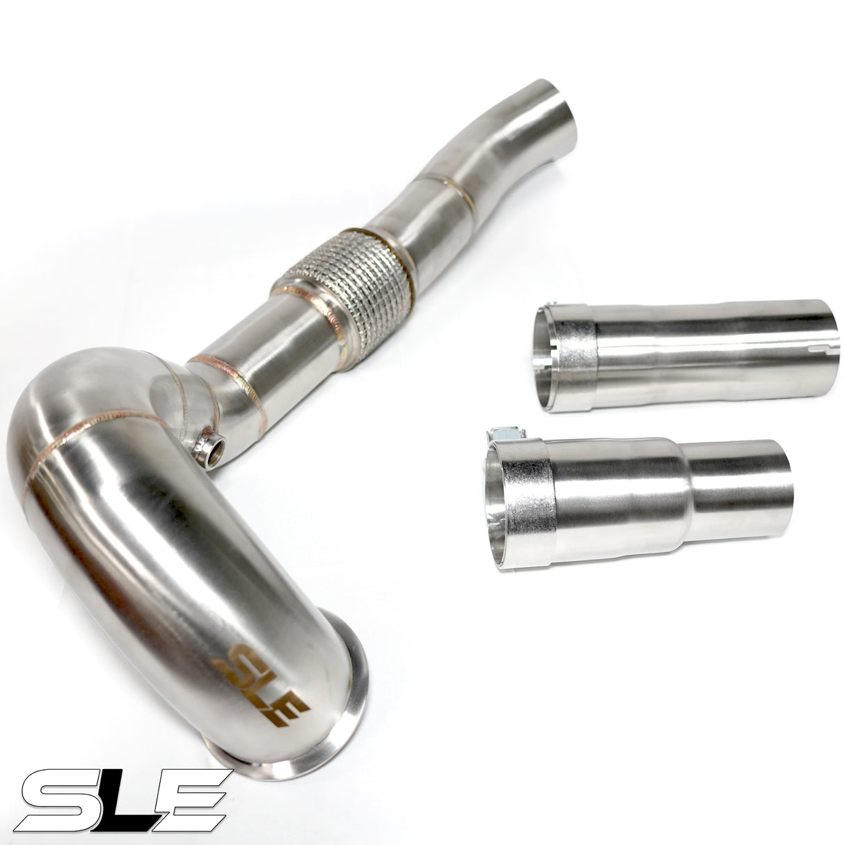 SLE Catless Downpipe – MK7 / MK7.5 VW Golf R / Audi A3 / Audi S3 / Audi TT / Audi TTS (2.0T AWD MQB)