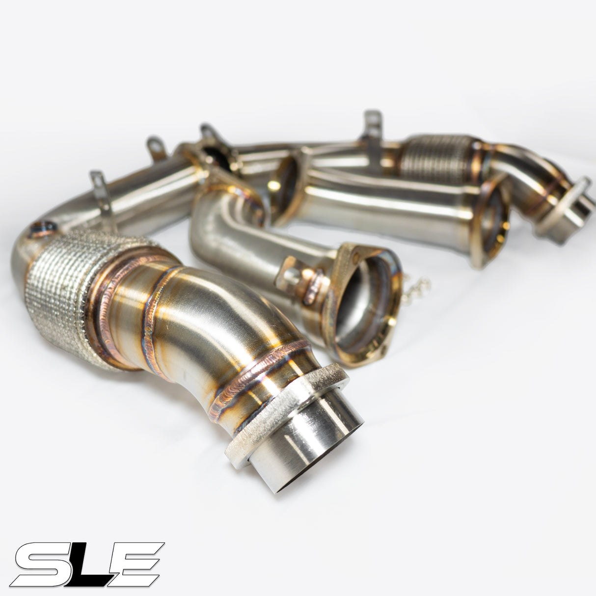 SLE Catless Downpipes (Primary and Secondary) – G90 BMW M5 (S68)
