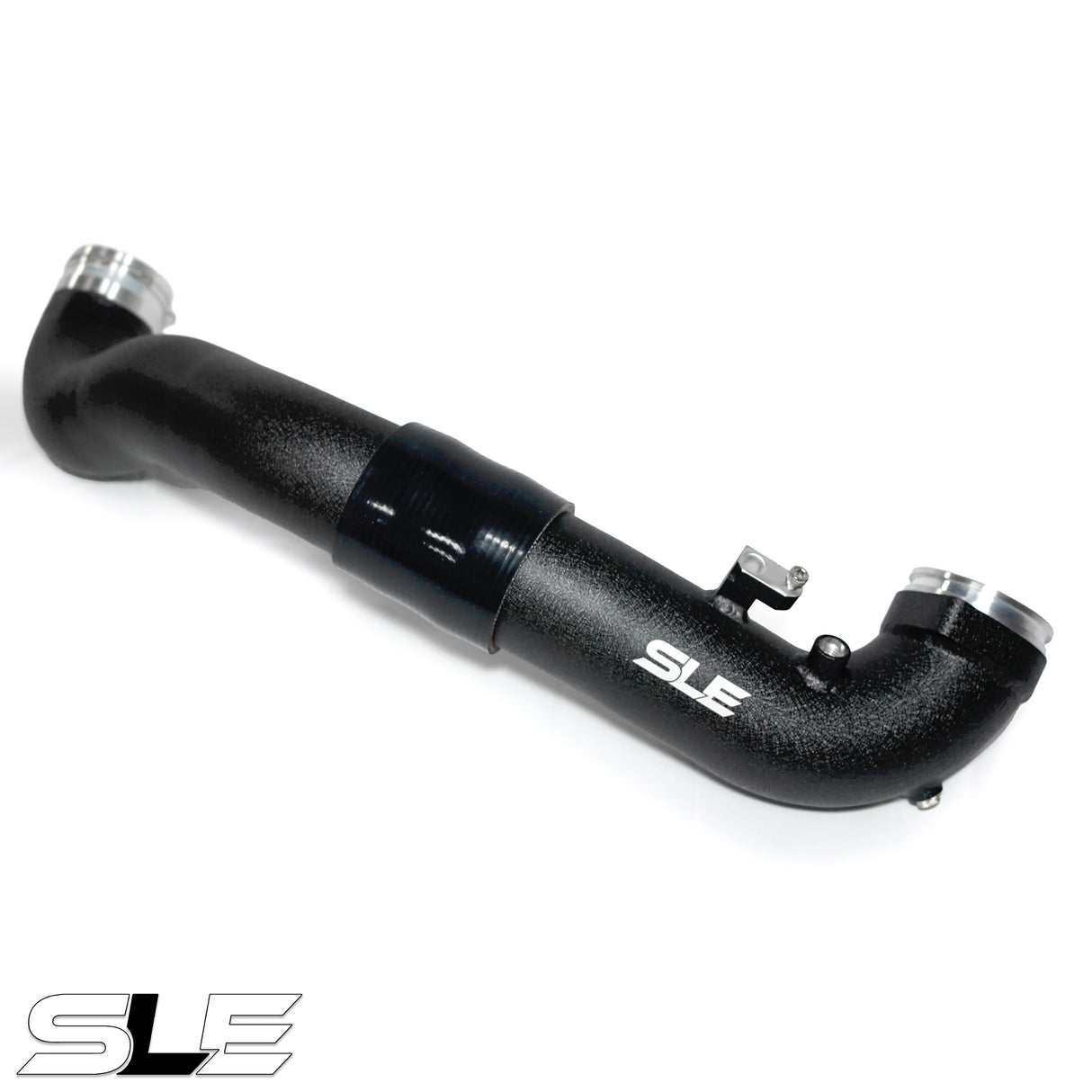 SLE Charge Pipe – BMW B58 Gen 1 (M240i / 340i / 440i / 540i / 740i / X3 M40i / X4 M40i) 2016–2019 – Wrinkle Black