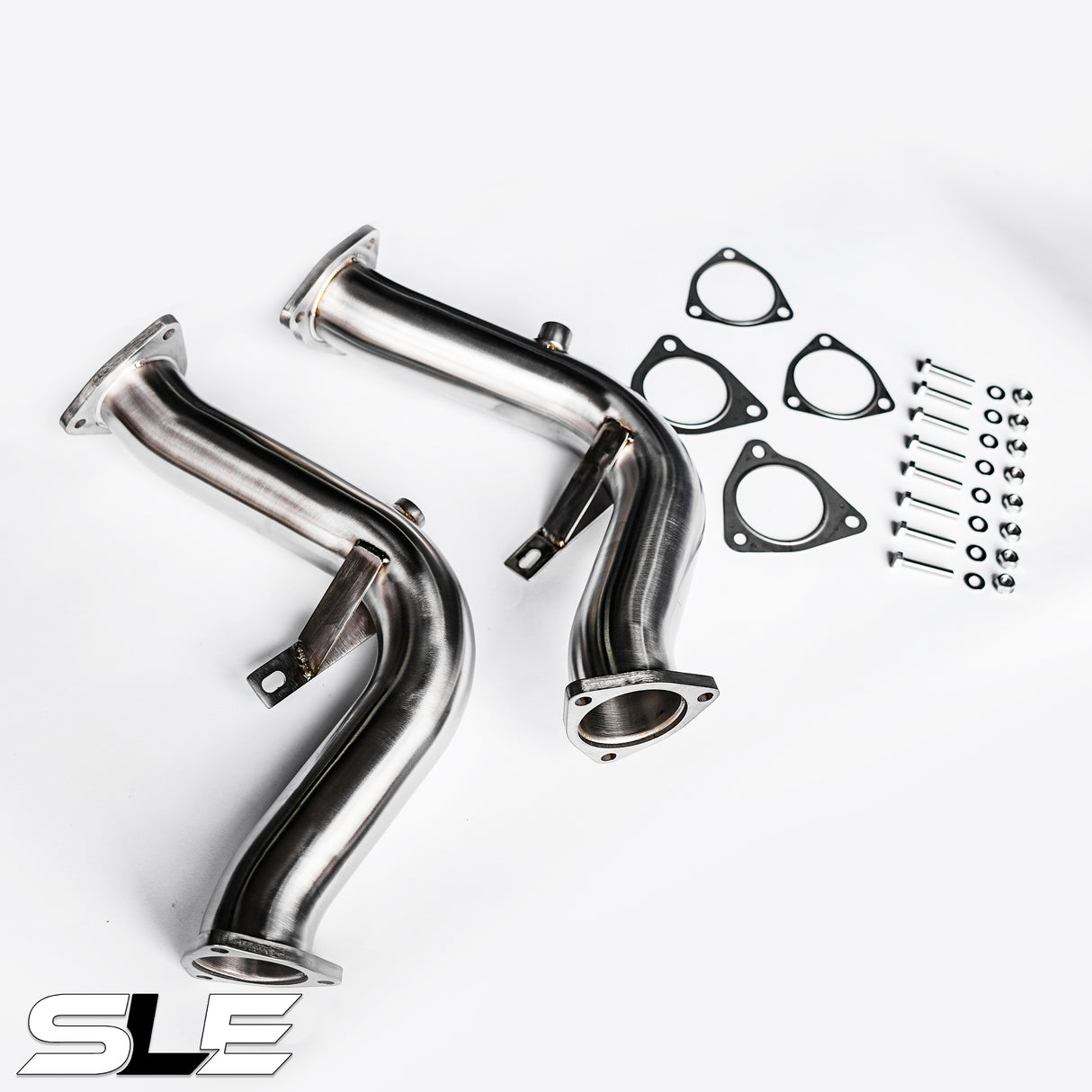 SLE Catless Test Pipes – Audi 3.0T Supercharged (S4 / S5 / Q5 / SQ5 B8/B8.5, A6 C7, A7 C7, A8 D4) 2010–2018