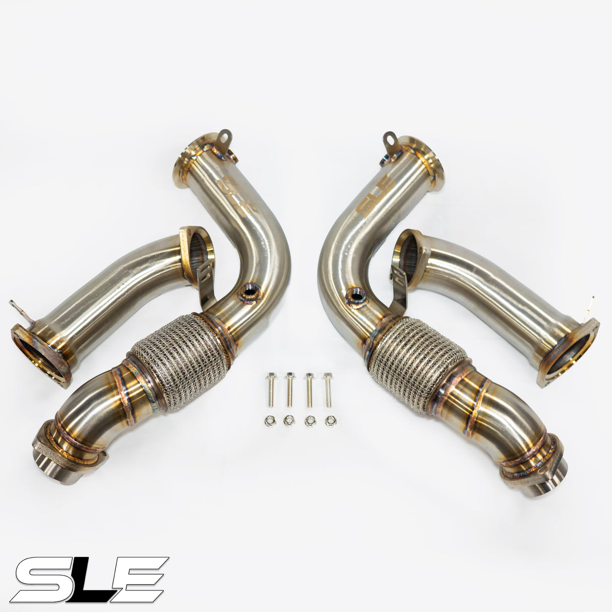 SLE Catless Downpipes (Primary and Secondary) – G90 BMW M5 (S68)