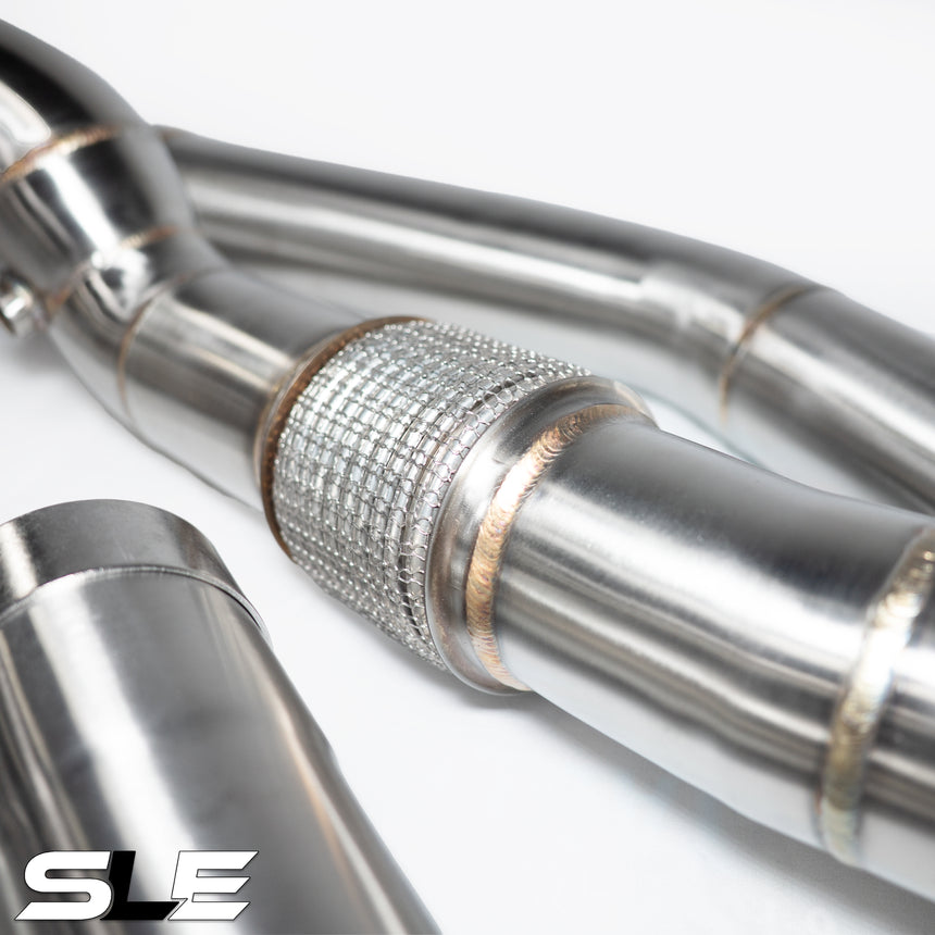 SLE Catless Downpipe – MK7 / MK7.5 VW Golf R / Audi A3 / Audi S3 / Audi TT / Audi TTS (2.0T AWD MQB)