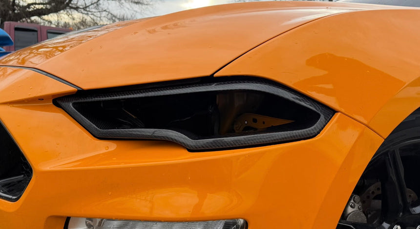 SLE Carbon Fiber Headlight Duct Ford Mustang 2018–2023