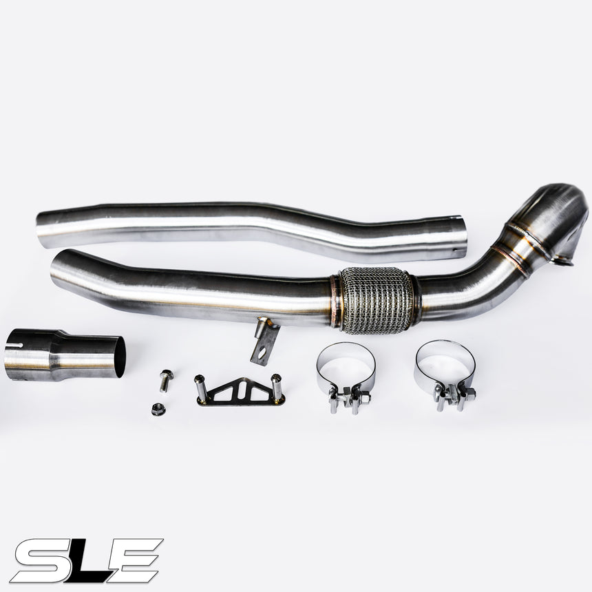 SLE Catless Downpipe – MK7 / MK7.5 VW Golf R / Audi A3 / Audi S3 / Audi TT / Audi TTS (2.0T AWD MQB)