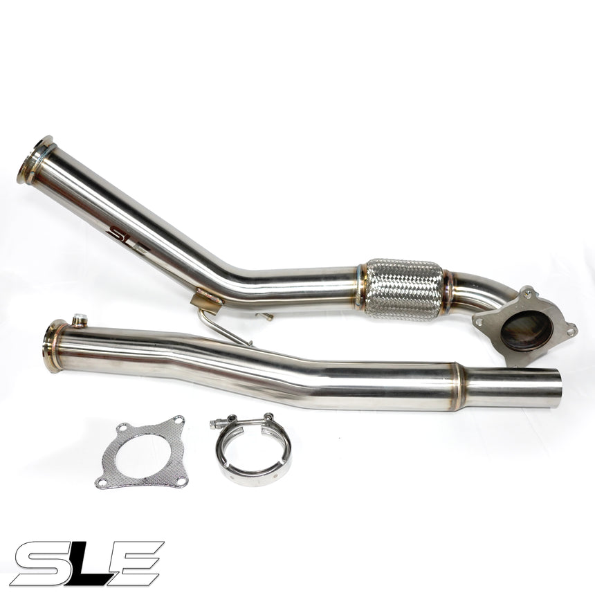 SLE Catless Downpipe – MK5 / MK6 VW Golf GTI / Audi A3 / VW Jetta (2.0T FSI/TSI)