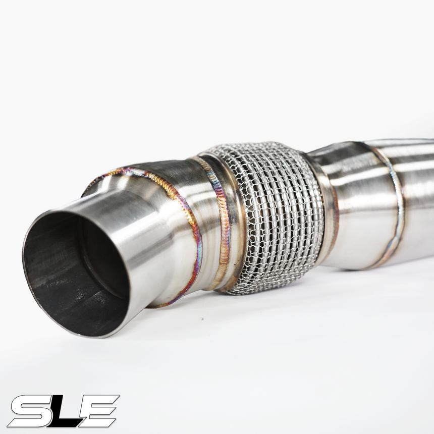 SLE 5-Inch Catless Downpipe – BMW B58 (F-Series / G-Series) / Toyota Supra A90 A91