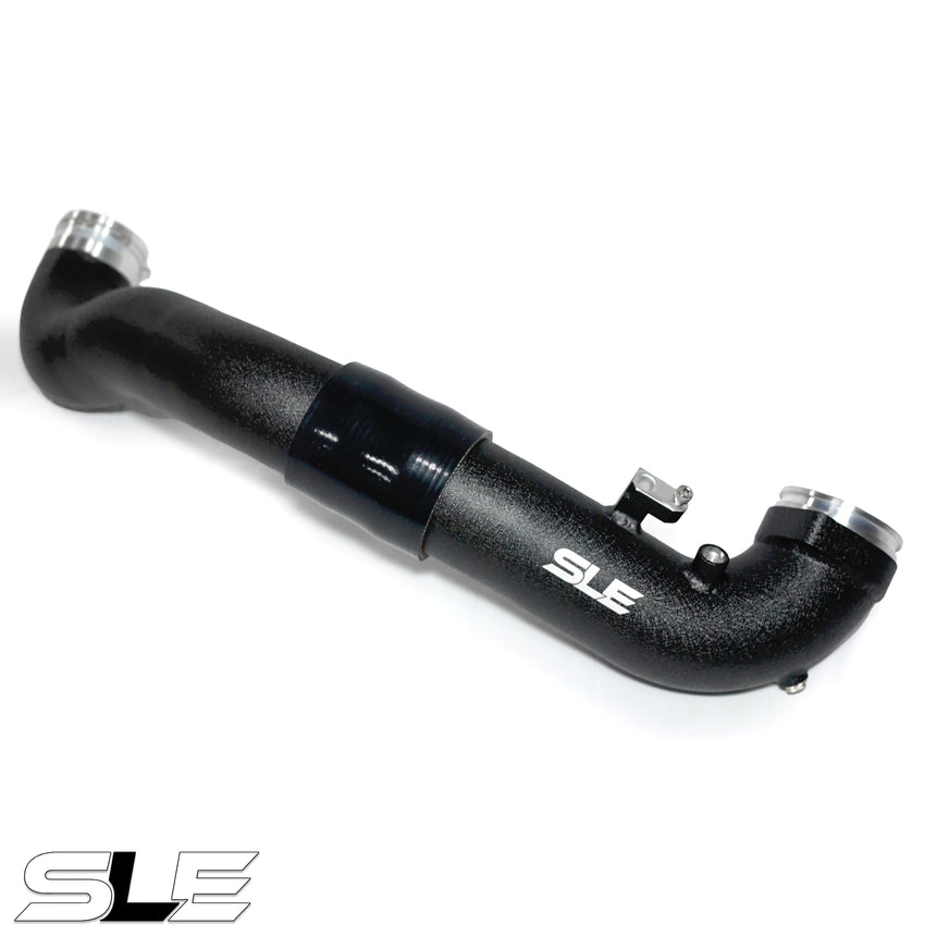 SLE Charge Pipe – BMW B58 Gen 1 (M240i / 340i / 440i / 540i / 740i / X3 M40i / X4 M40i) 2016–2019 – Wrinkle Black