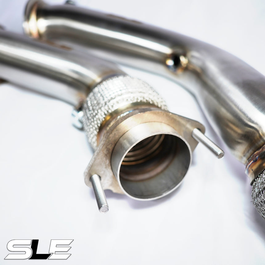 SLE XL Catless Downpipes – BMW M3 / M4 F80 / F82 / F83 &amp; M2 Competition F87 (S55)