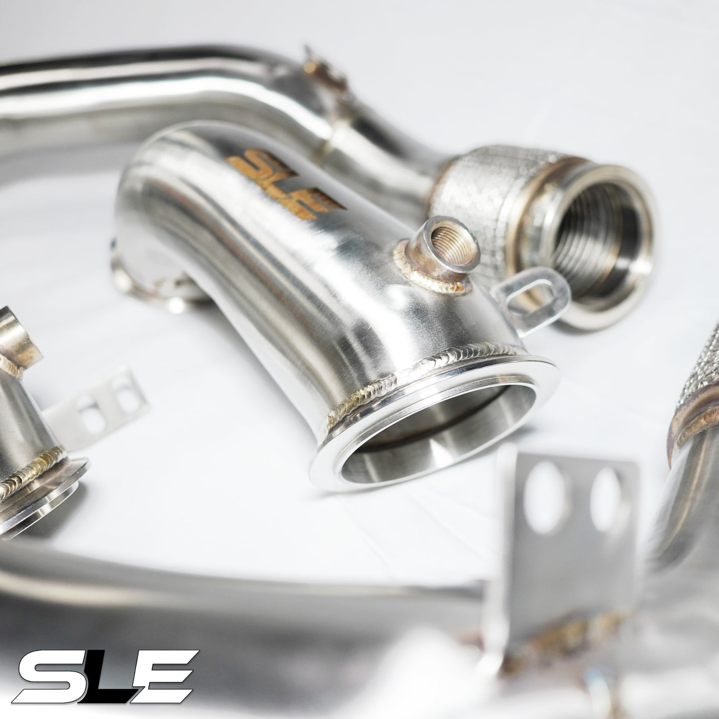 Primary and secondary  BMW F90 M5/M5C & G15/G16 M8/M8C RACE DOWNPIPE SET