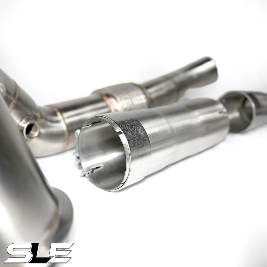 SLE Catless Downpipe – MK7 / MK7.5 VW Golf R / Audi A3 / Audi S3 / Audi TT / Audi TTS (2.0T AWD MQB)