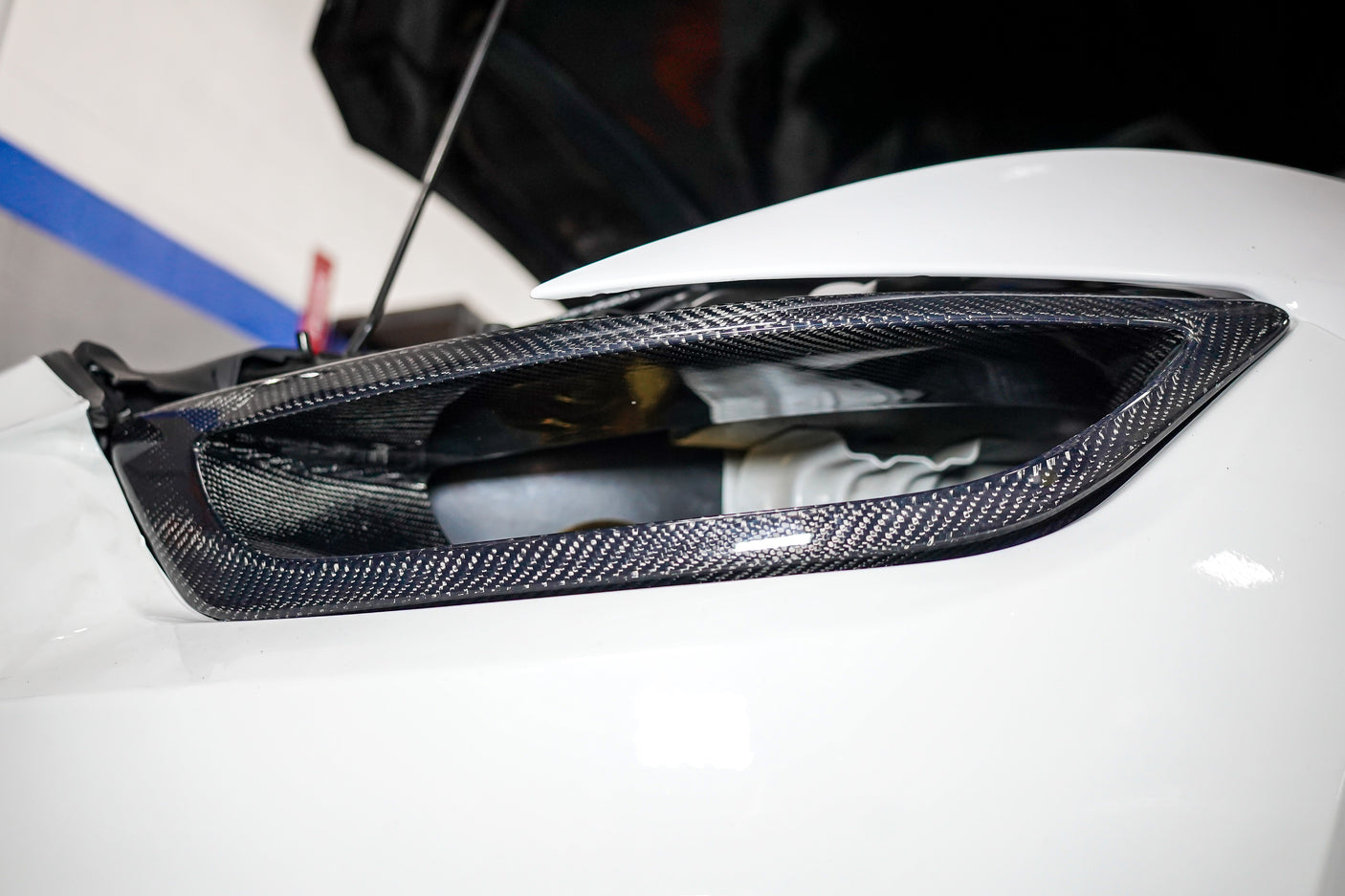 SLE Carbon Fiber Headlight Delete Ford Mustang 2015–2017 / Shelby GT500 2020–2022