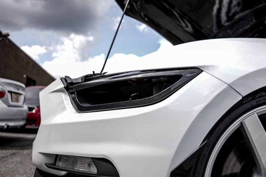 SLE Carbon Fiber Headlight Delete Ford Mustang 2015–2017 / Shelby GT500 2020–2022