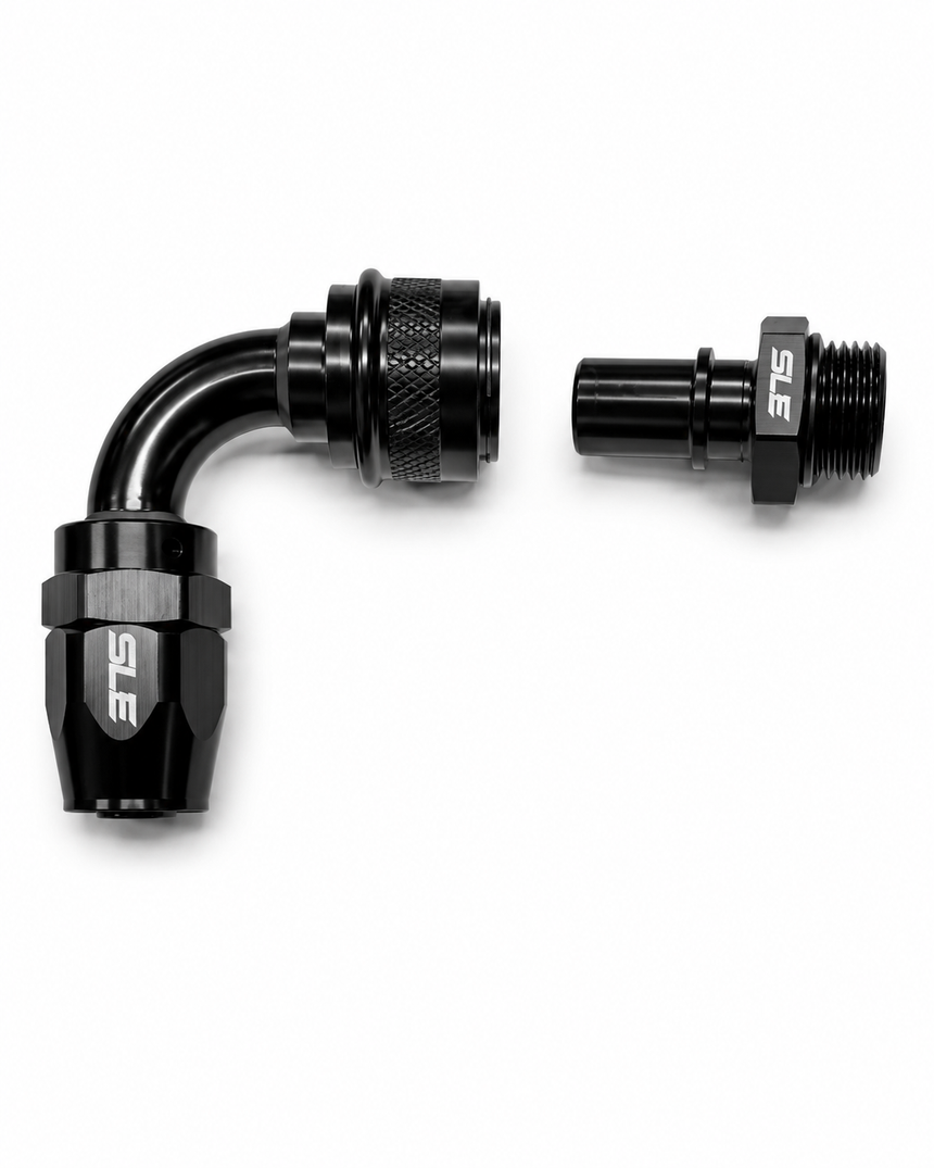 SLE -10AN 90 Degree Swivel Quick Disconnect Hose Fitting