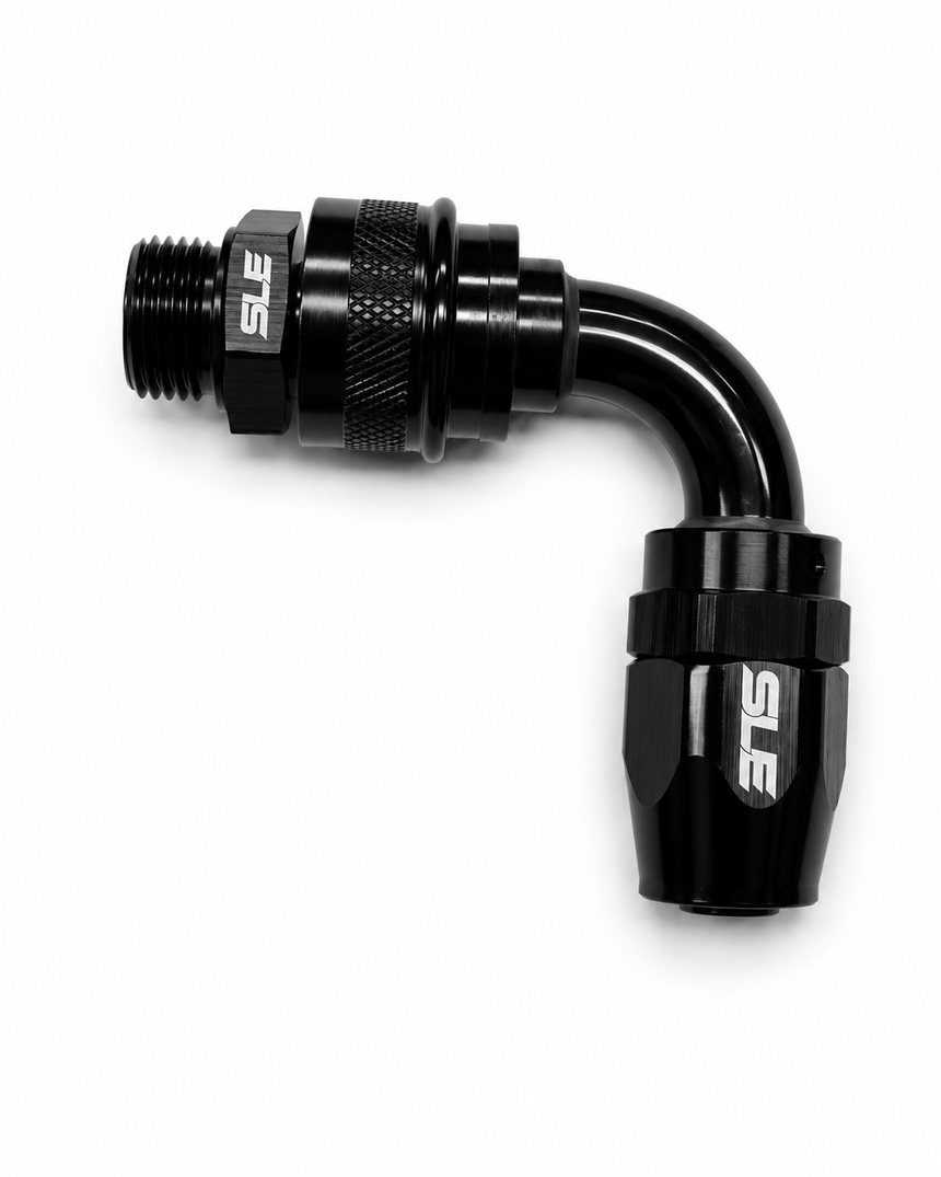 SLE -10AN 90 Degree Swivel Quick Disconnect Hose Fitting